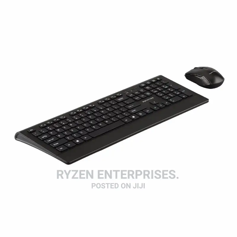 Promate Slim Ergonomic Keyboard Mouse Combo, English