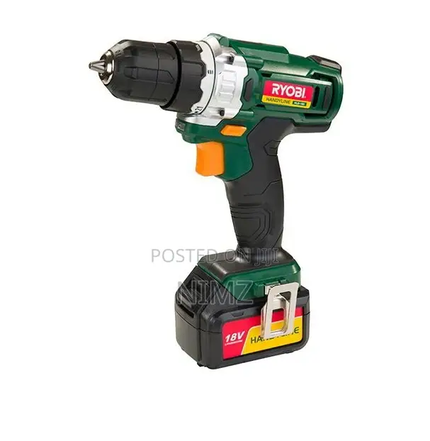 Ryobi 18v Cordless Drill Li-Ion Charger + Battery