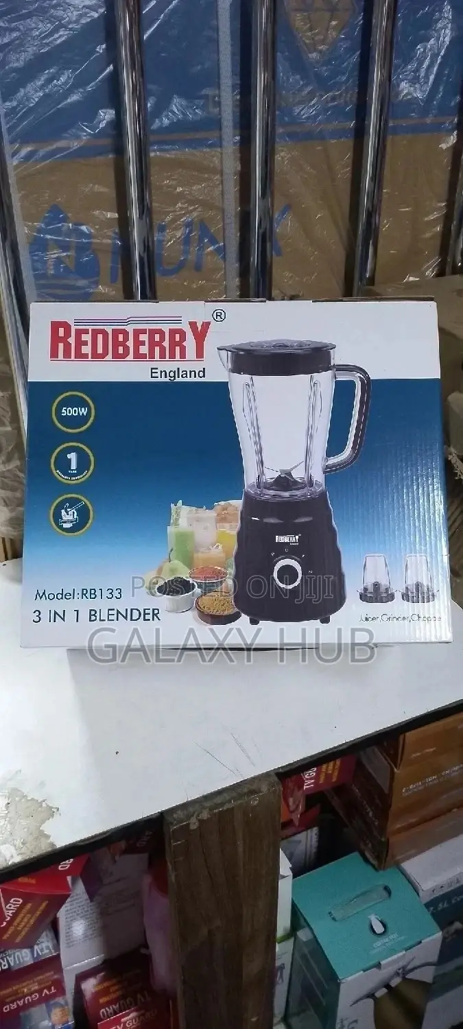 Red Berry 3 in 1 Blender