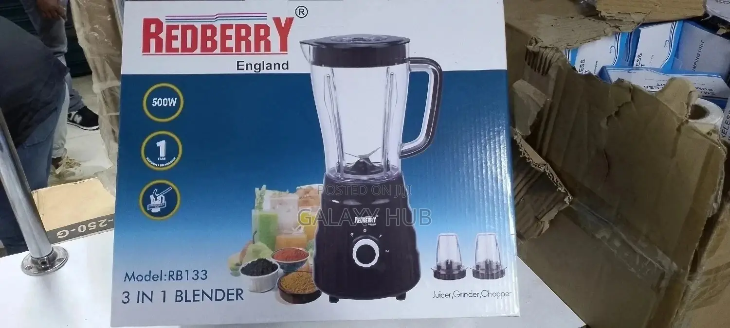Red Berry 3 in 1 Blender