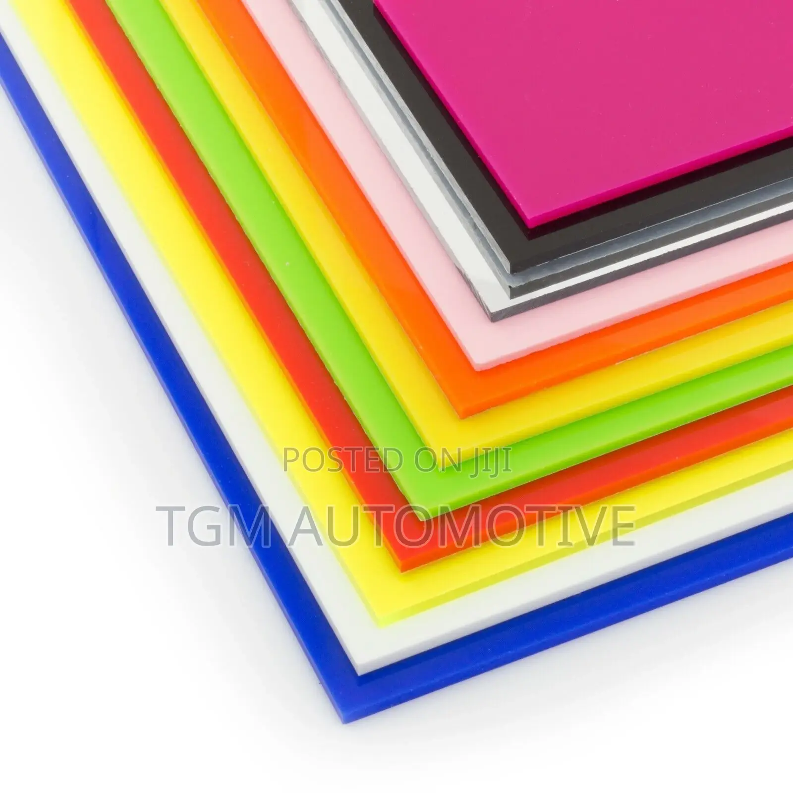 Perspex Sheet 3mm - Blue, Red, Green, Clear (1.22M X 2.44M)