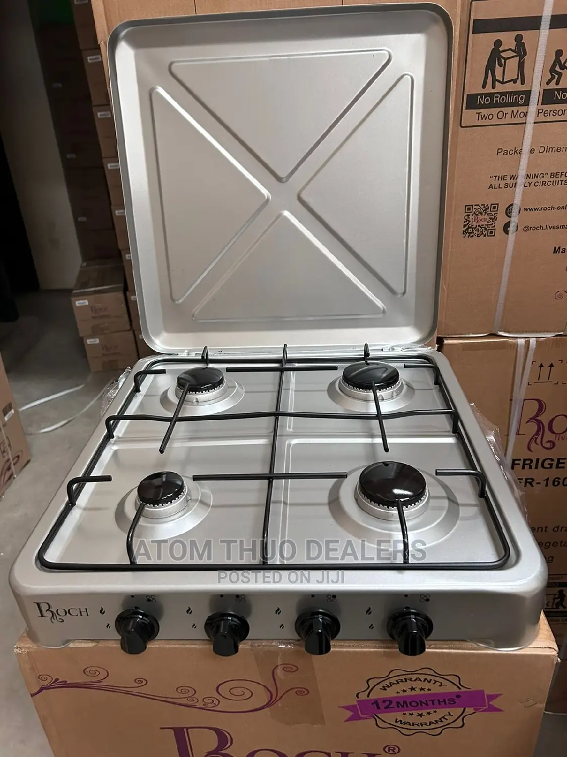 Roch Table Top 4 Burner Stainless Steel Cooker ,.,.,.