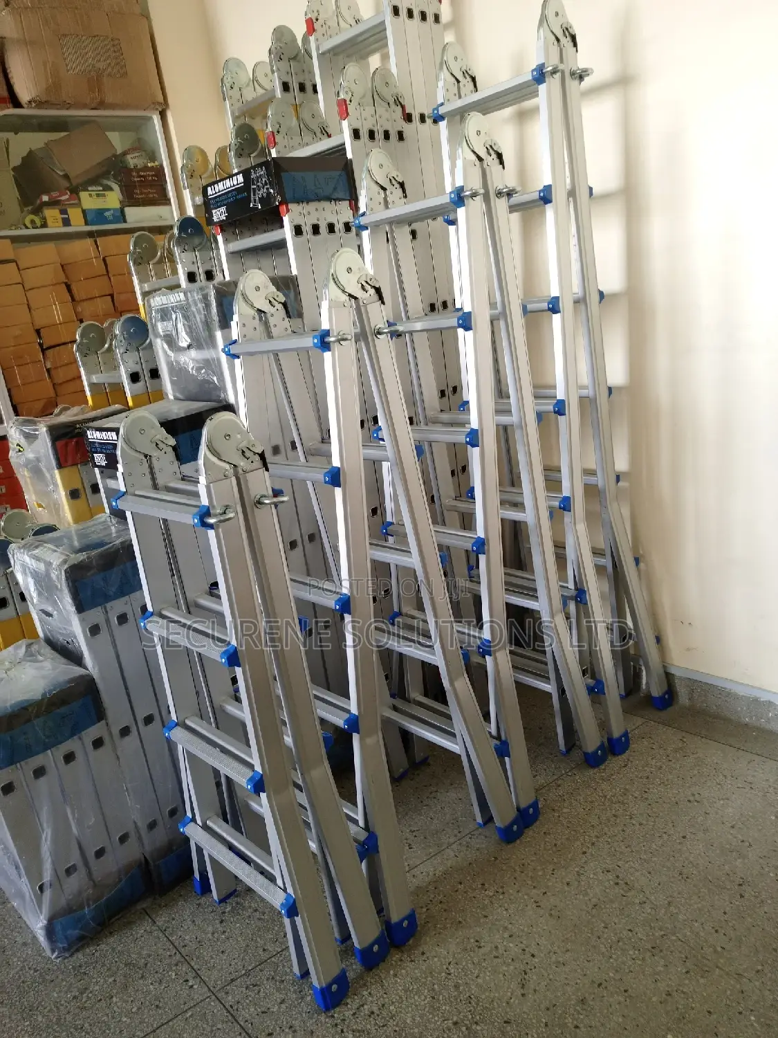 Ladders Multipurpose Aluminum, Fibre Glass, Iron, Little Gia