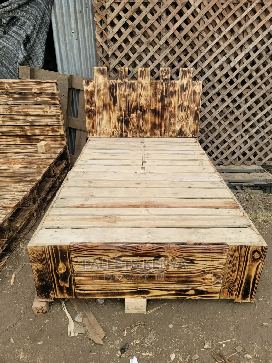 Pallet Bed- With Drawers and Additional Storage.