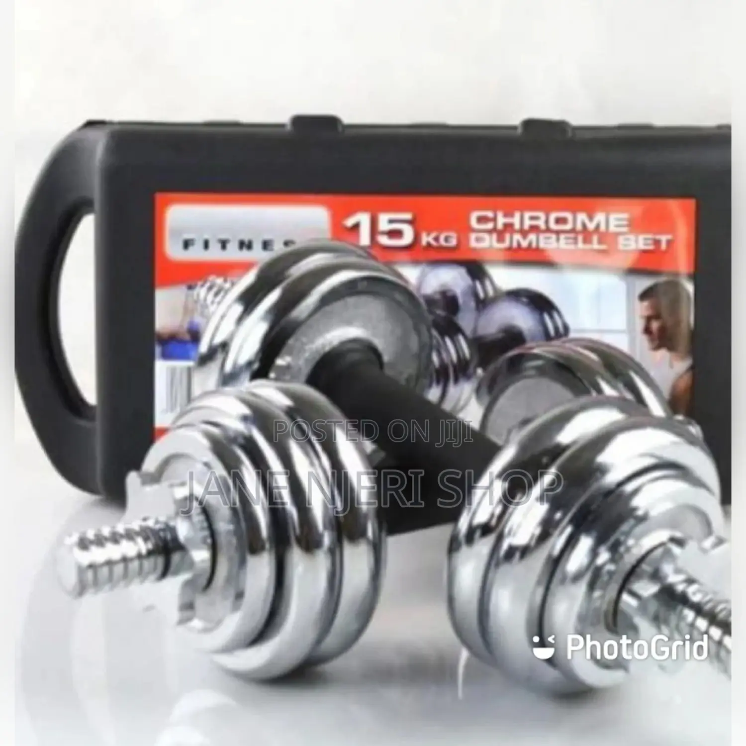 Dumbbells 15 Kg Chrome