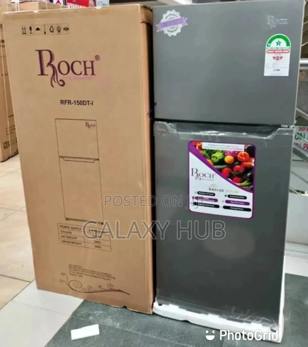 Roch RFR 150dt Double Door 118litrs Top Freezer Refrigerator