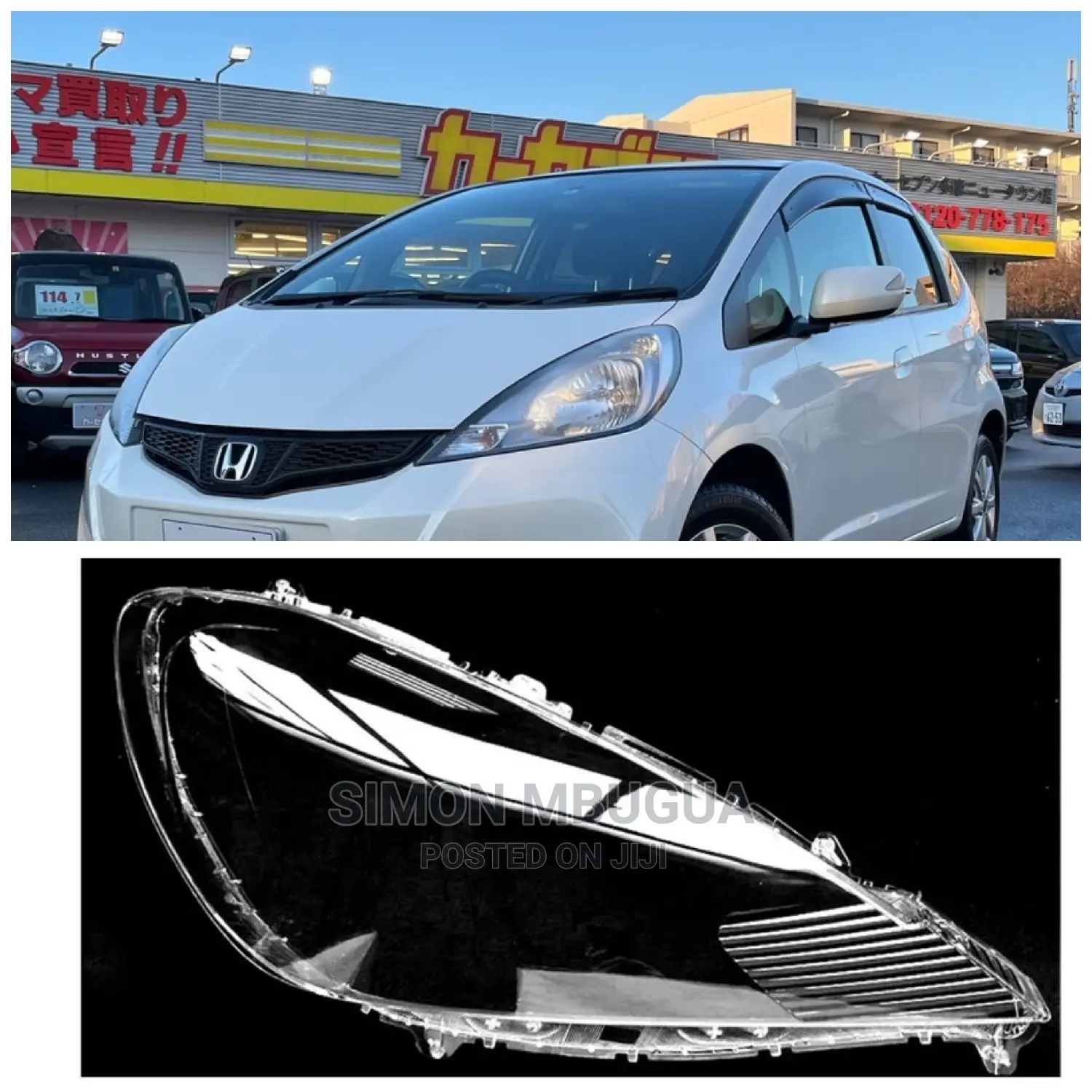 Honda Fit 2012 Headlight Lens