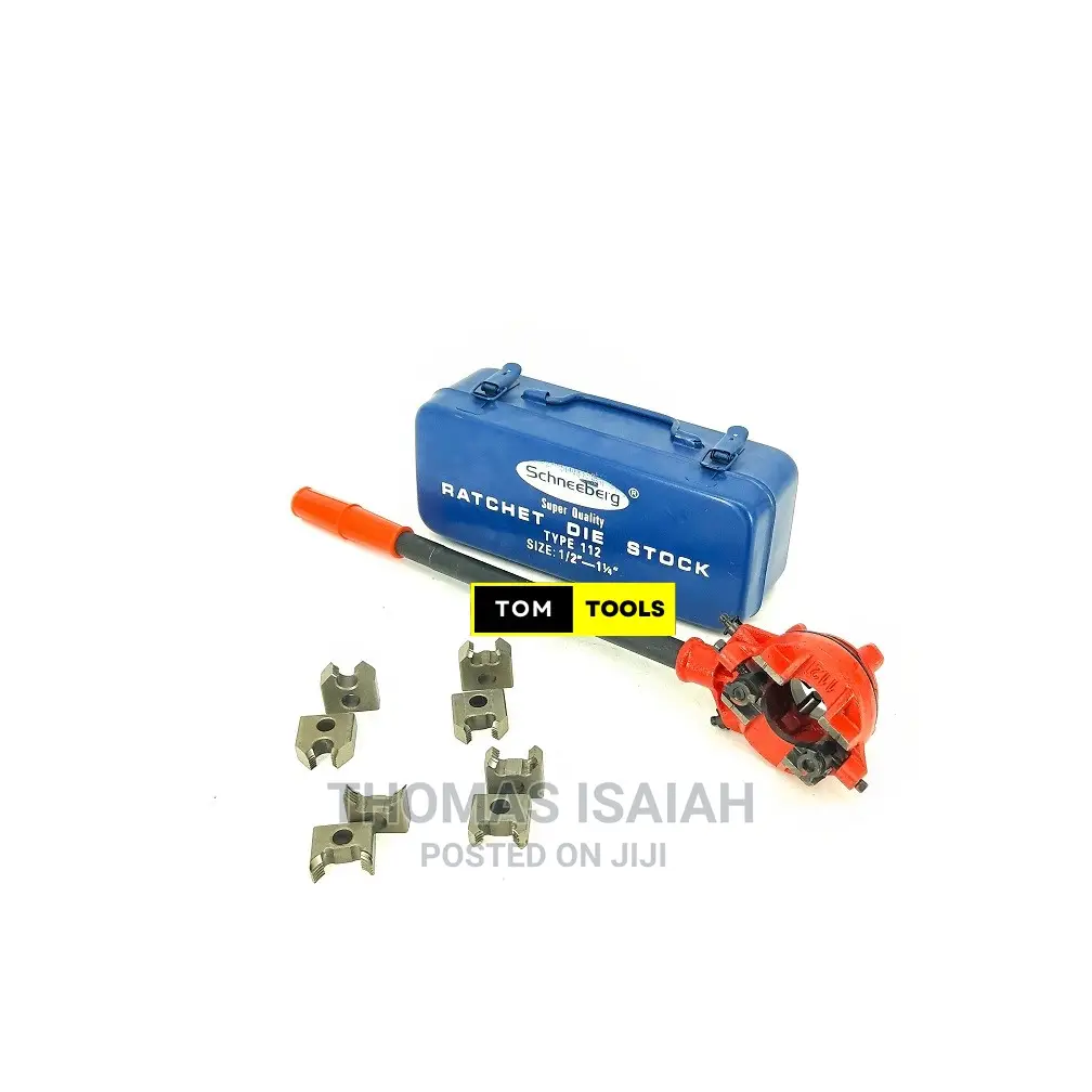 Type 112 Die Stock Sizes 1⁄2, 3⁄4, 1, 11⁄4 Inch Dies