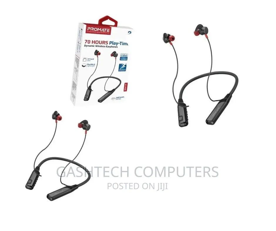 Wireless Neckband Earphones Promate