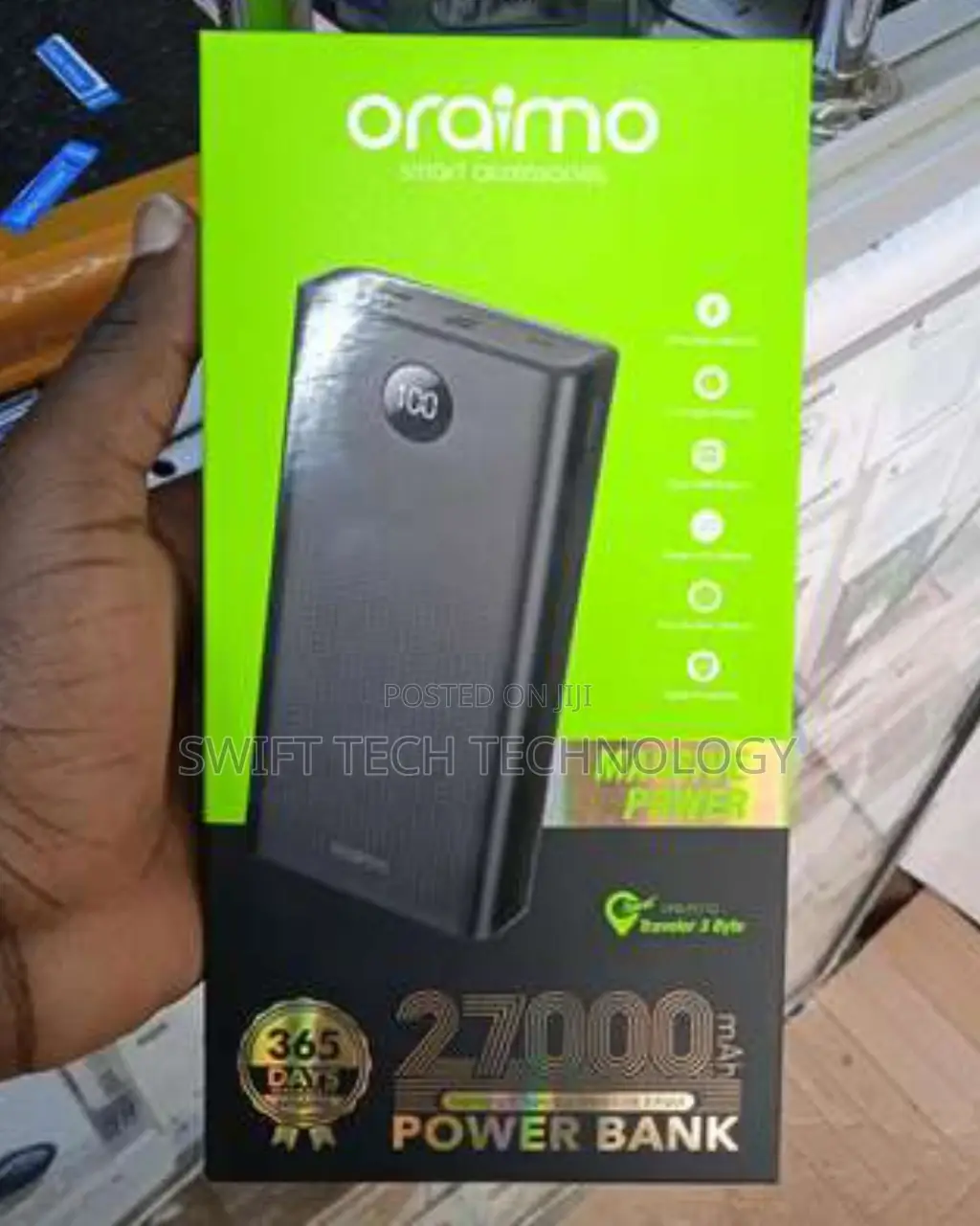 Power Bank Oraimo Power Bank Oraimo Power Bank 27,000 Amh