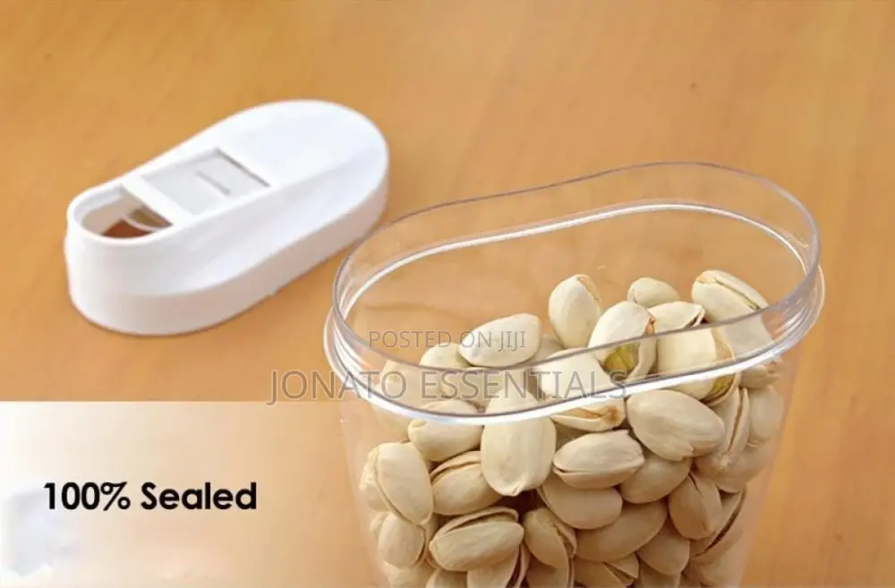5 Piece Food Cereal Snack Container Storage Set With Lids