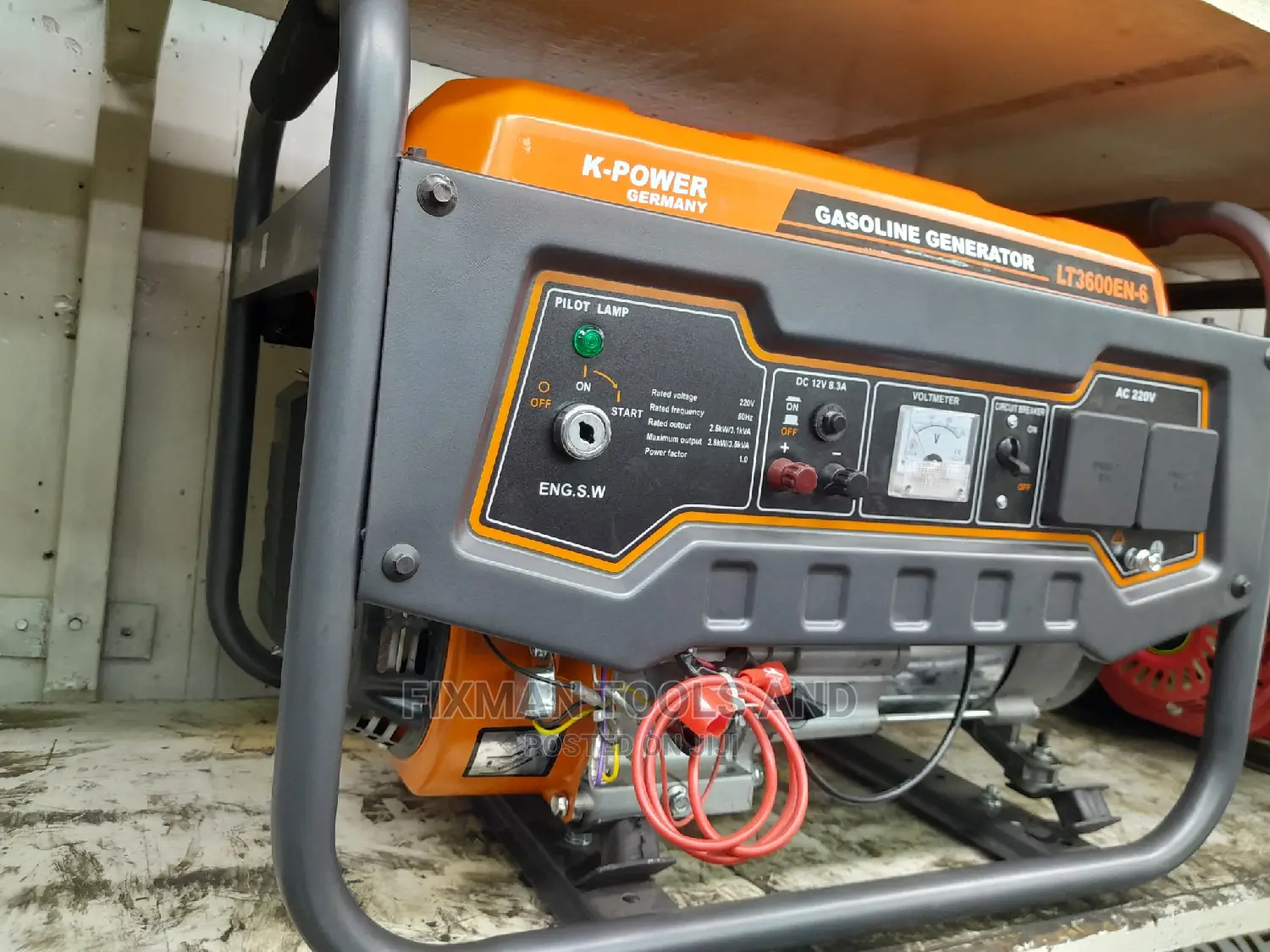K Power 3.5 Kva Generator Key Start 
