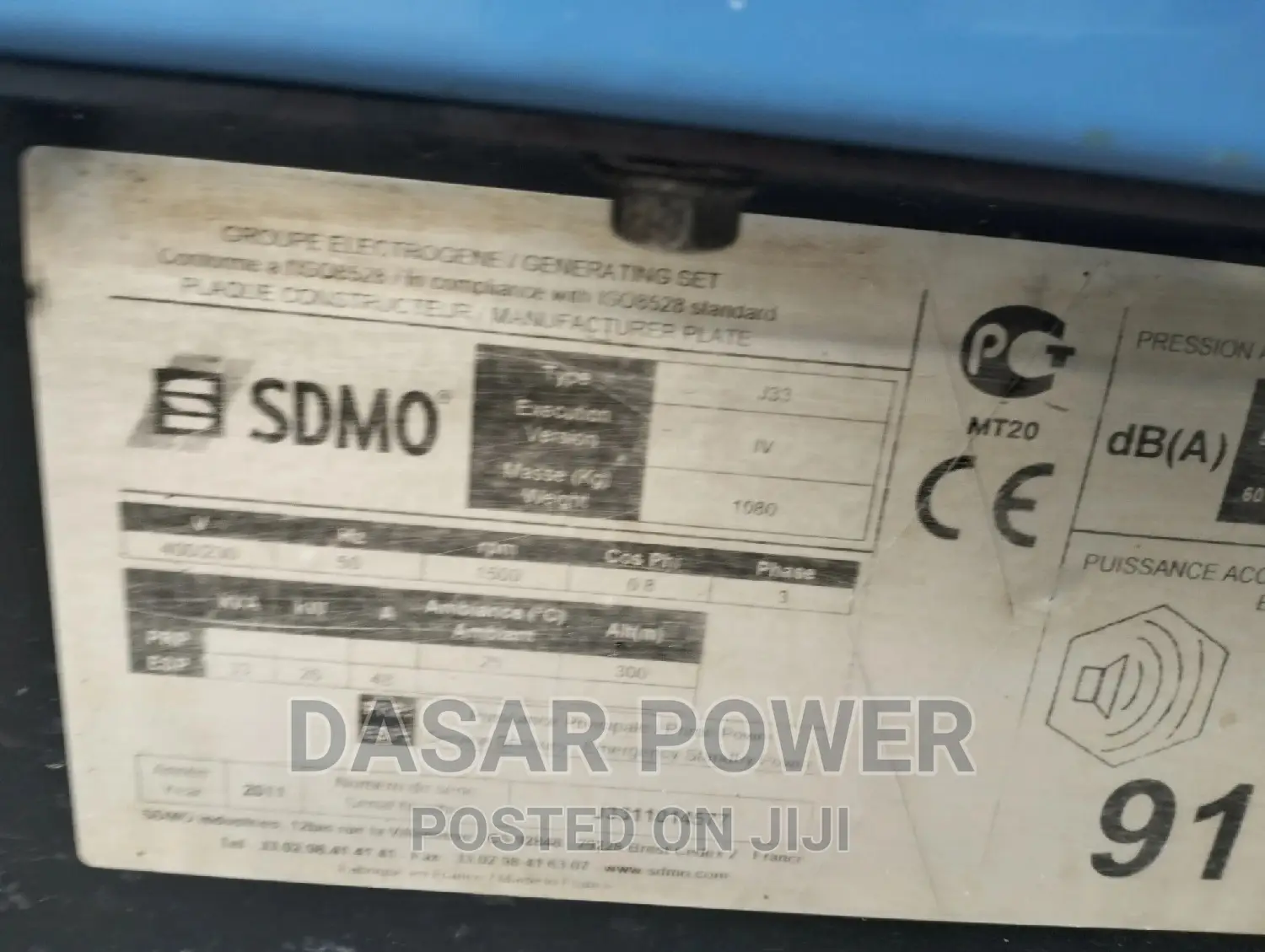 Power Generator for Hire