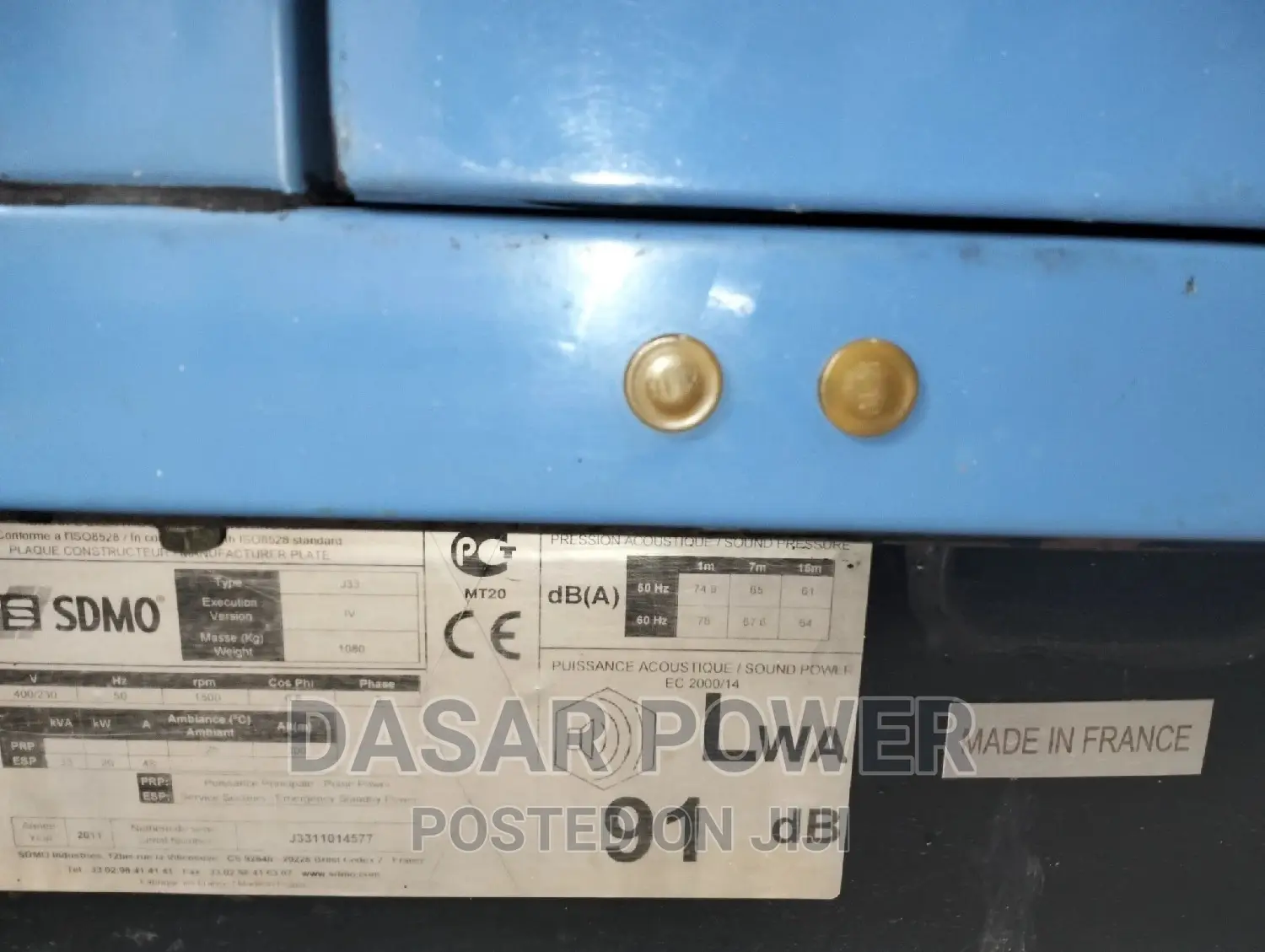 Power Generator for Hire