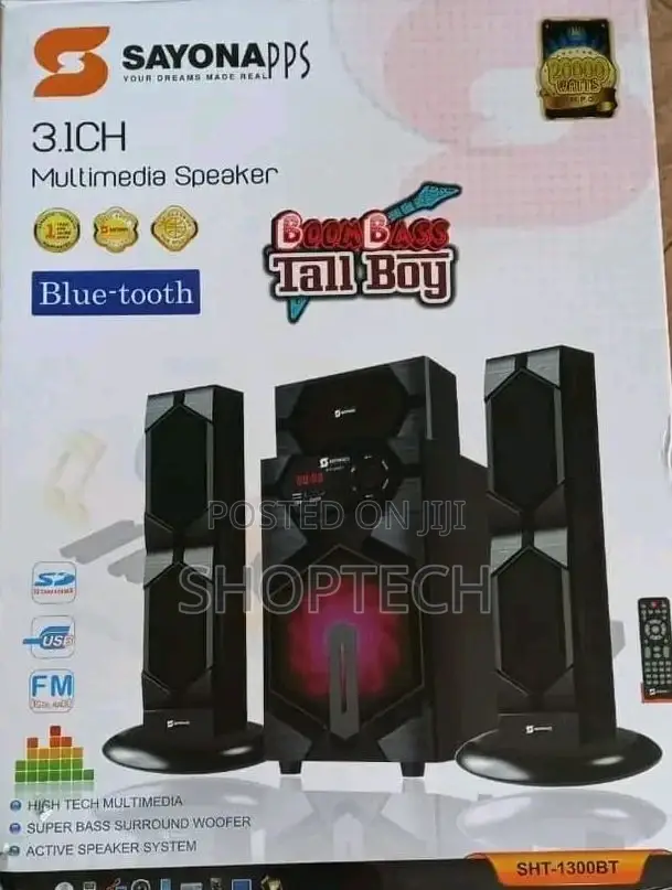 *Sayona Tallboy 1300BT Multimedia Speakers