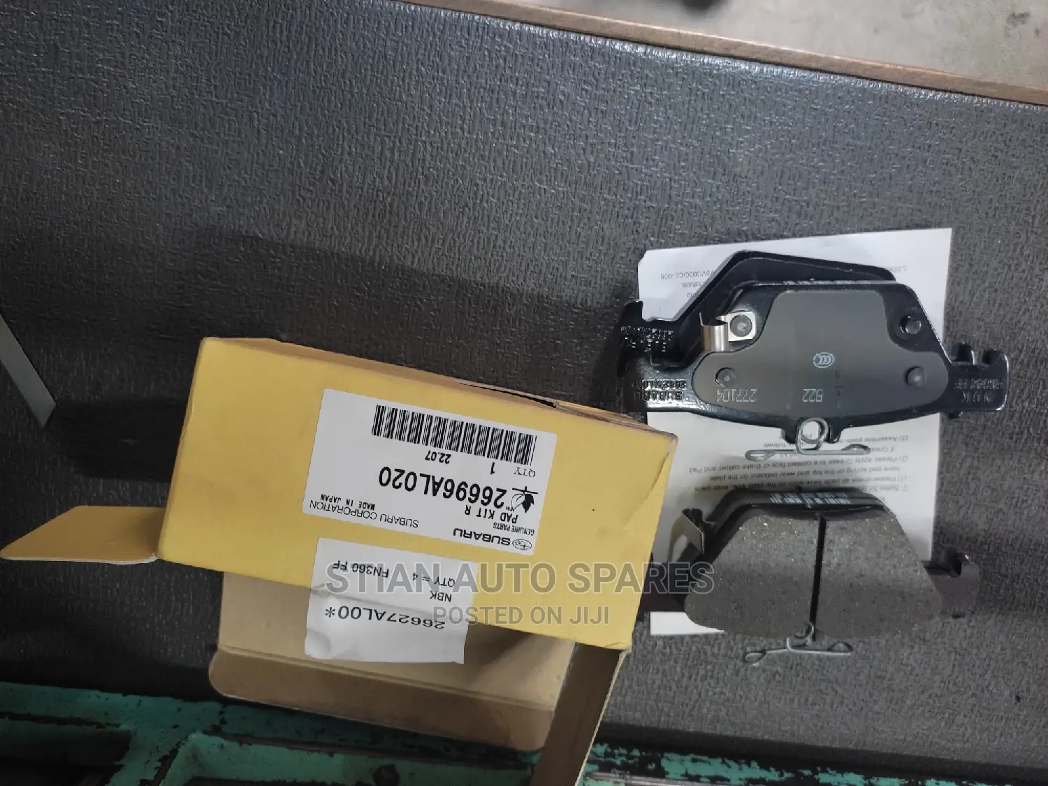 Subaru Rear and Front Brake Pad Genuine