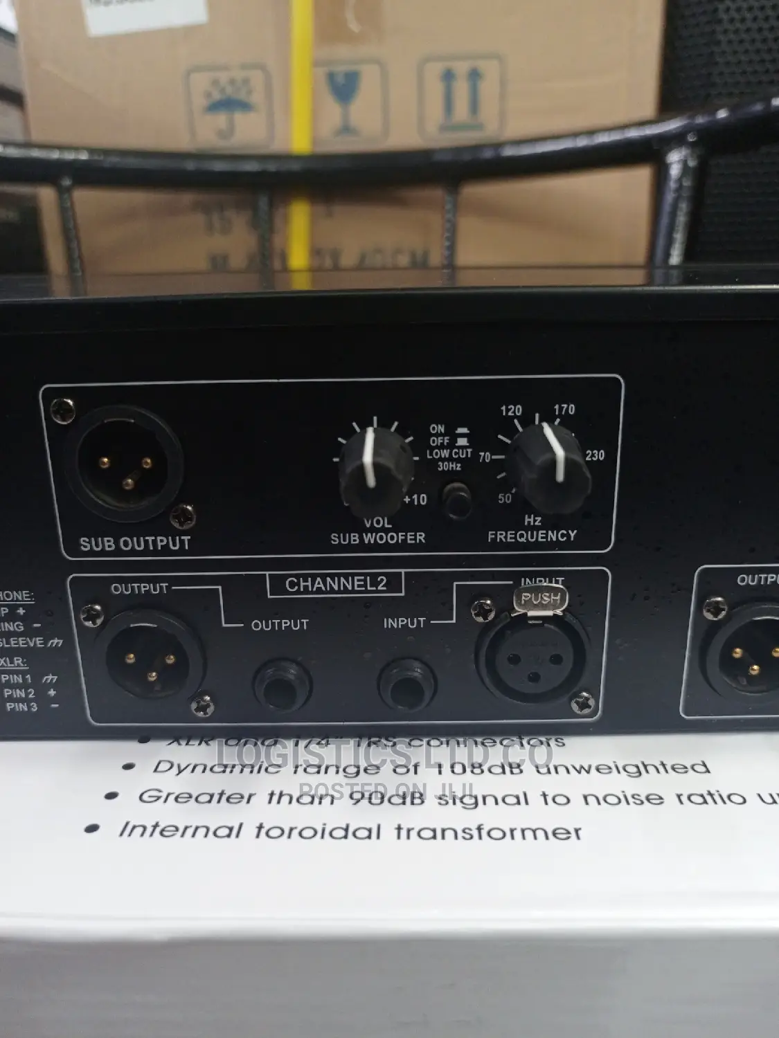 DBX 231 Graphic Equalizer
With Subwoofer Output