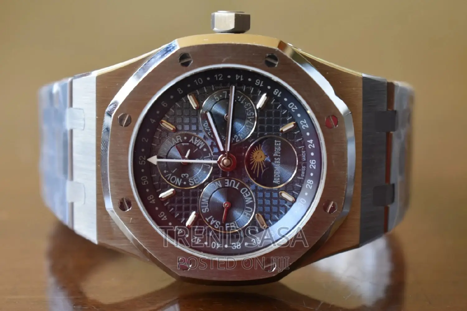 Audemars Piguet Royal Oak Moon Phase Blue Dial Watch