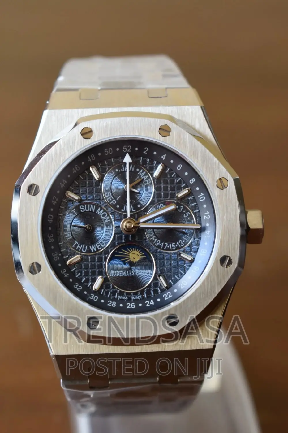 Audemars Piguet Royal Oak Moon Phase Blue Dial Watch