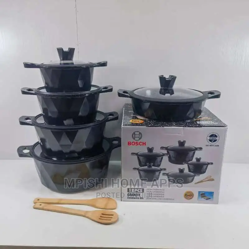 12pcs Bosch Granite Cookware Set