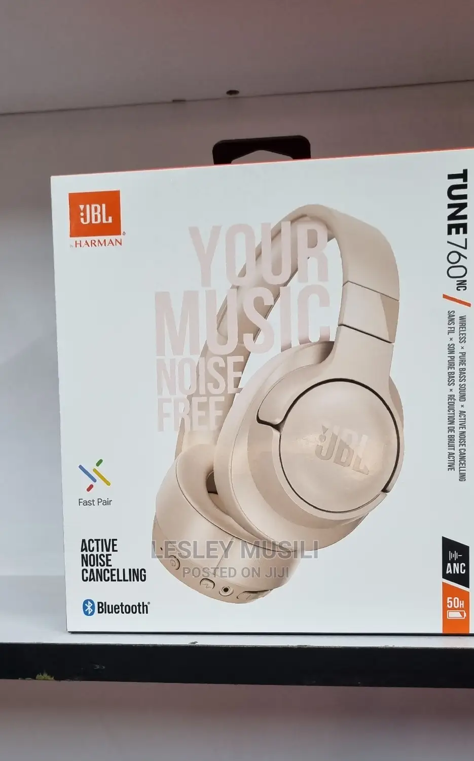 JBL Tune 760ncwireless Active Noise Cancellation Headphones