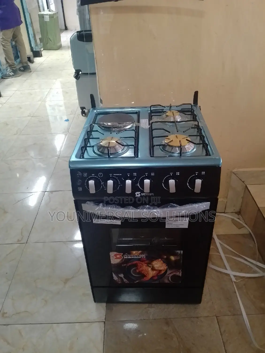 Sayona 50*55 3 Gas Burner 1 Hot Plate