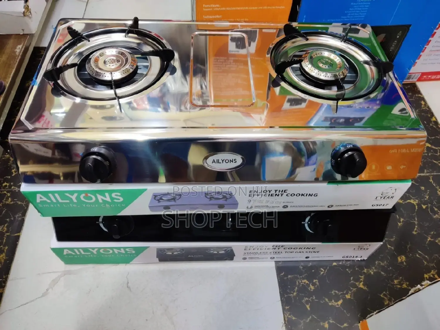 Lyon 2 Burners Stainless Steel
