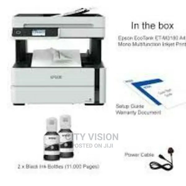 Epson M3180 Ink Tank Printer, Print, Copy, Scan and M3180