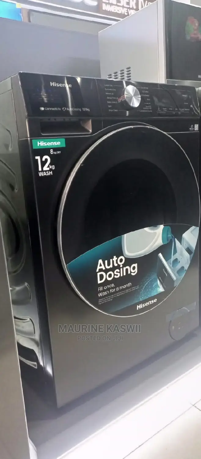 Hisense 12kg Washer + 8kg Dryer Front Load Fully Automatic