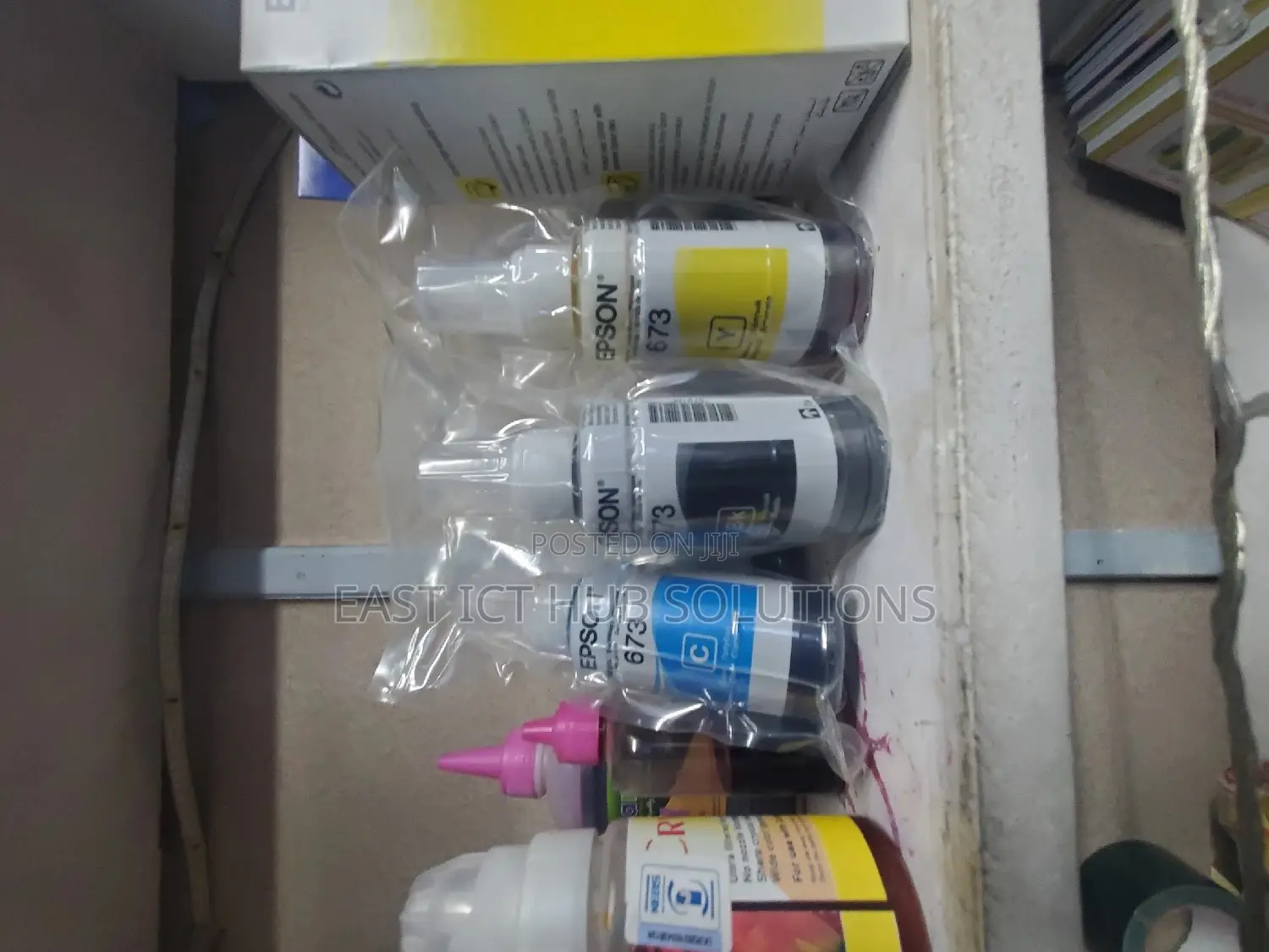Epson Inks 673 Model / Epson 112 Ecotank Pigment Ink Bottles