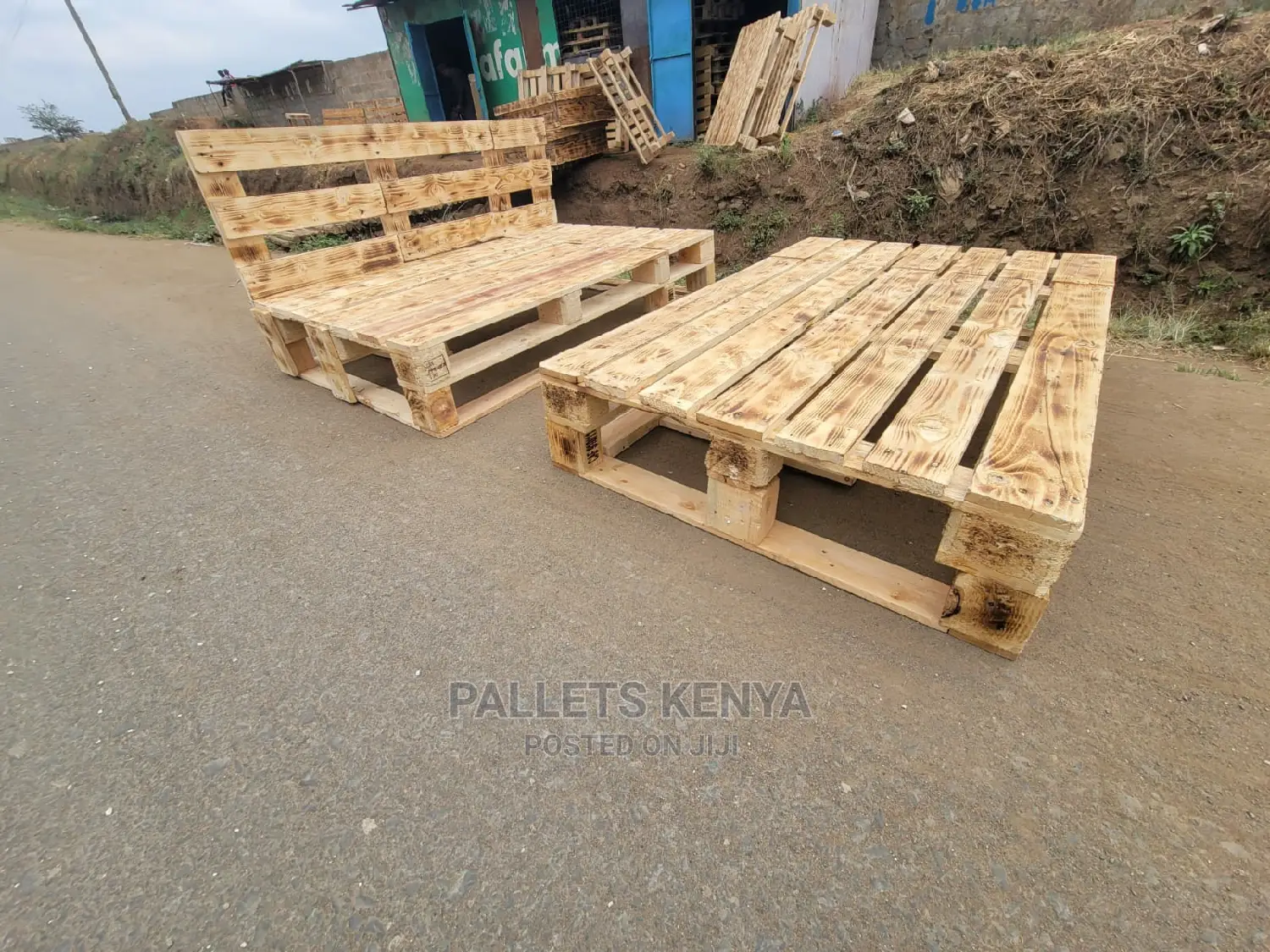 Pallet Bed- 5*6 Detachable Bed- (DPC)