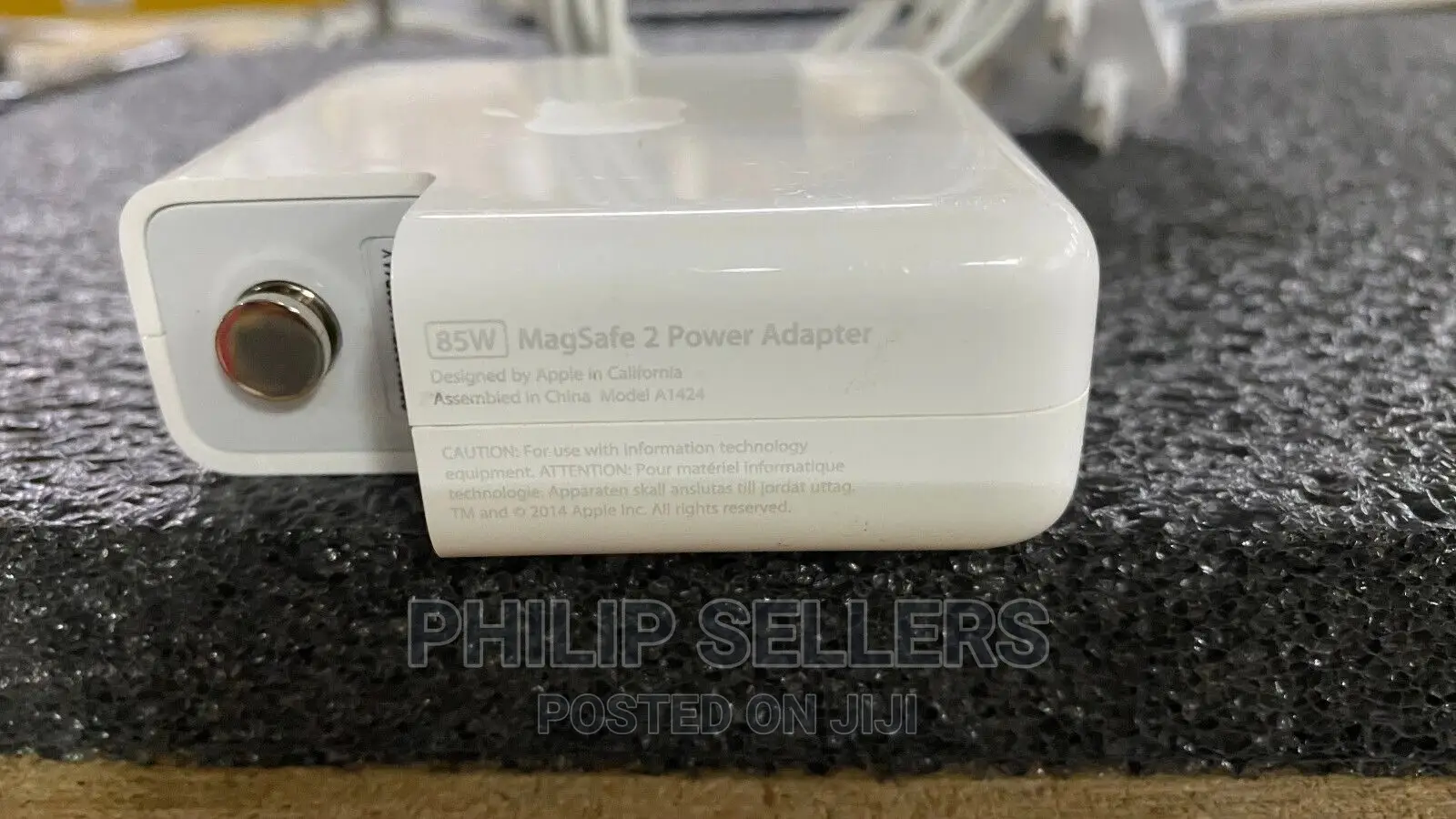 3 Pin UK 85W L-Tip Magsafe Power Adapter Charger for Macbook