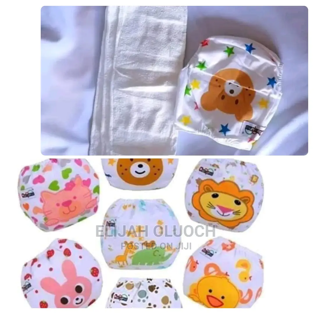Washable Diapers With 3 Inserts