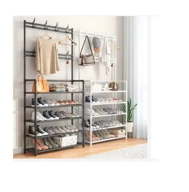 Nunix Tiers Multifunctional Shoerack BLACK