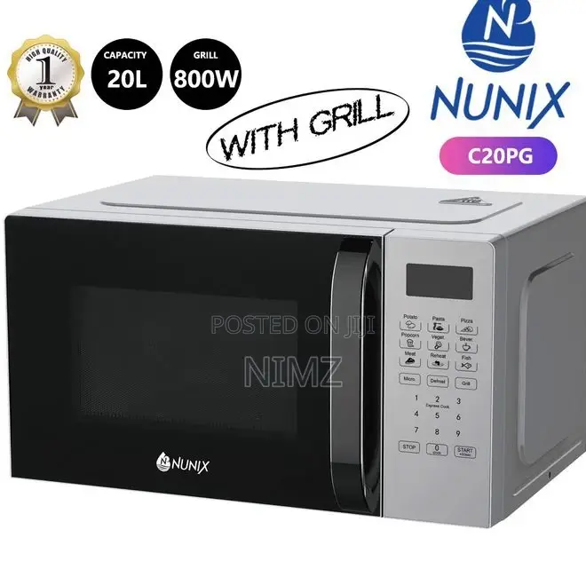 Nunix 20L Microwave Oven - White