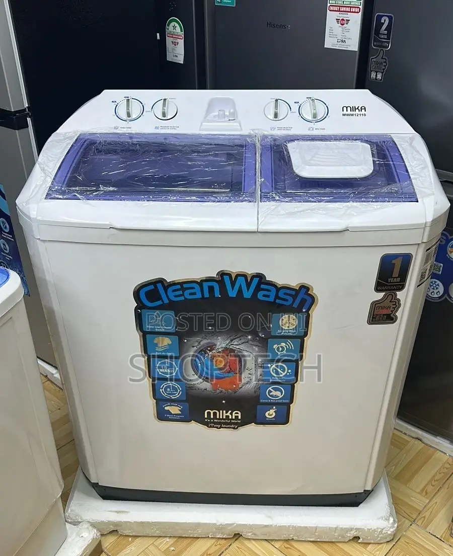 Mika 10kg Twin Tub Washing Machine