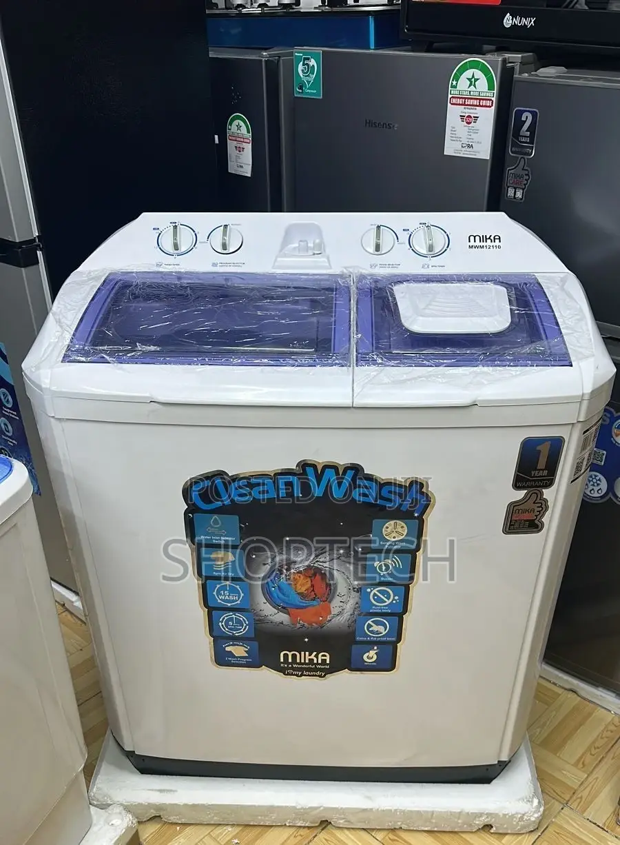 Mika 10kg Twin Tub Washing Machine