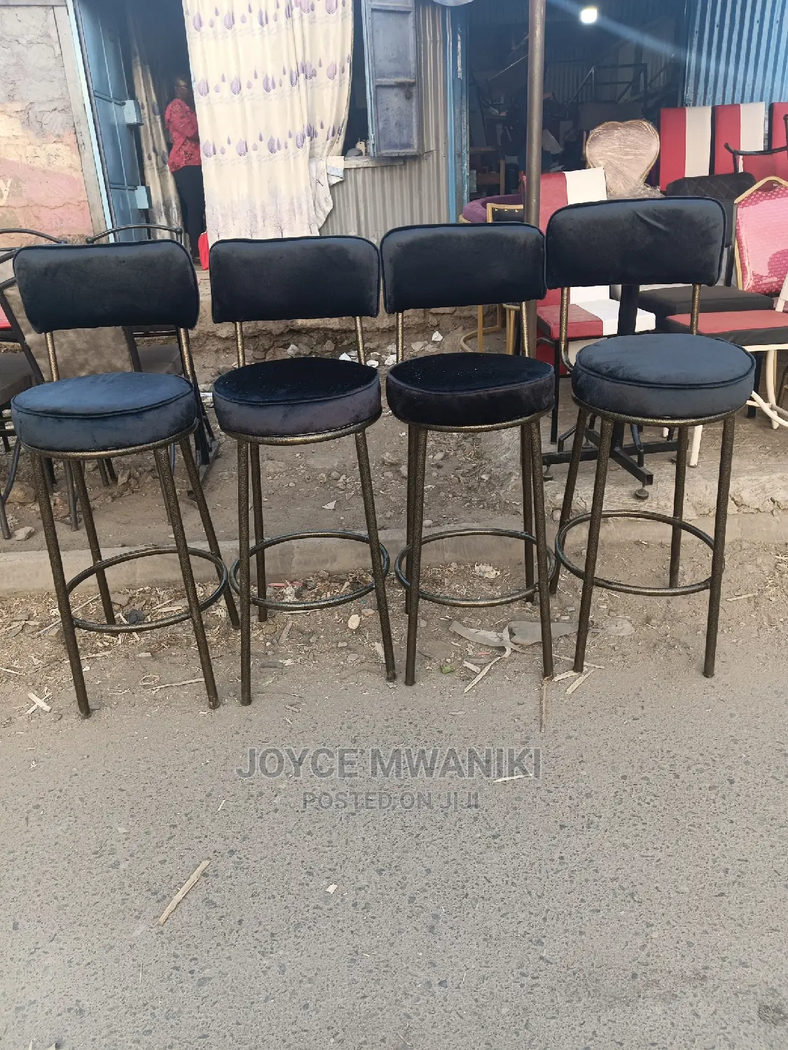 Counter Stools or Bar Stools, Powder Coated.