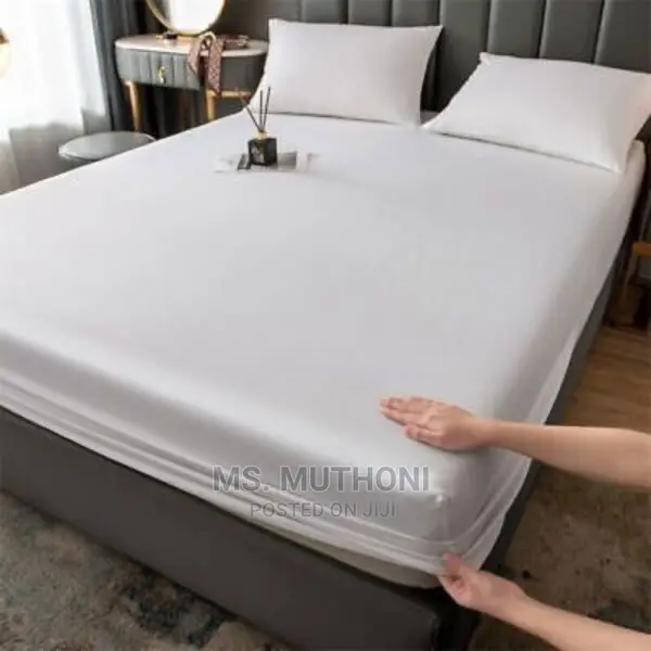 Waterproof Fitted Sheets Set + Cotton Pillow Cases