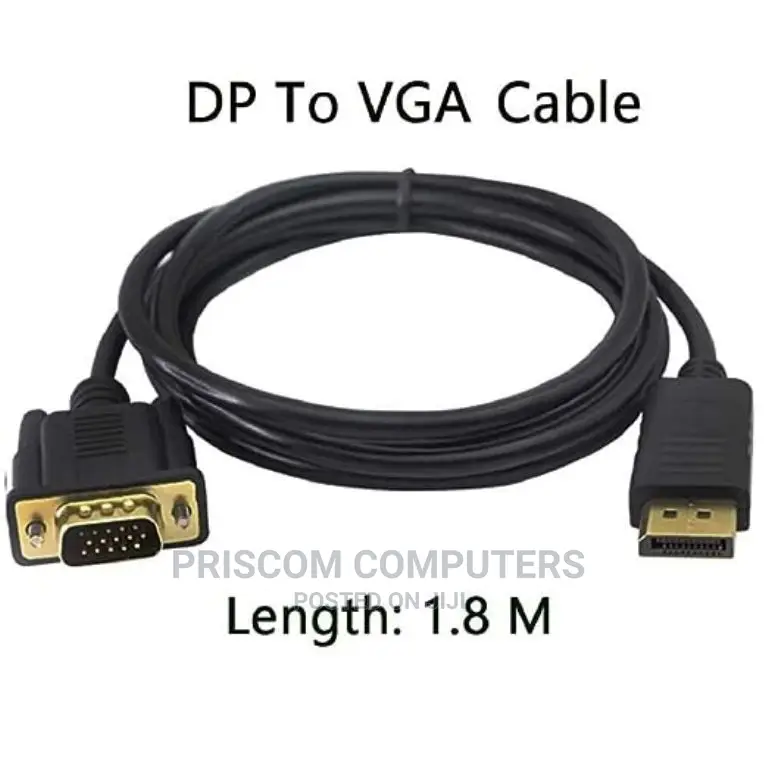 Display Port to Vga Cable