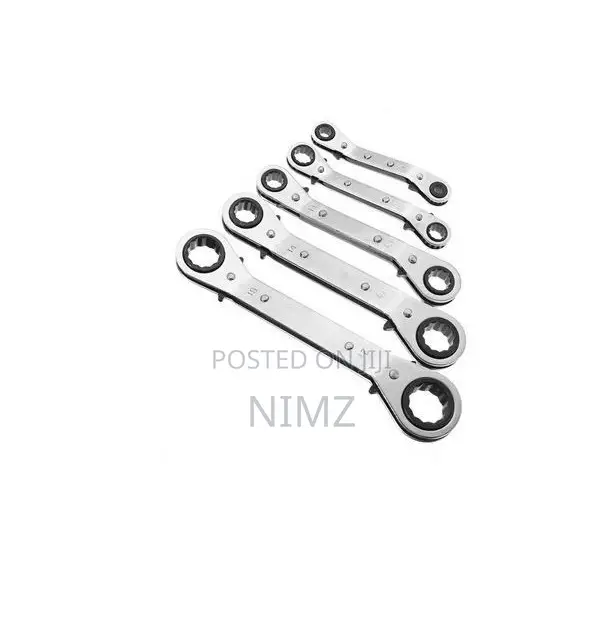 Offset Ring Ratchet Spanner Set (5 Pieces)