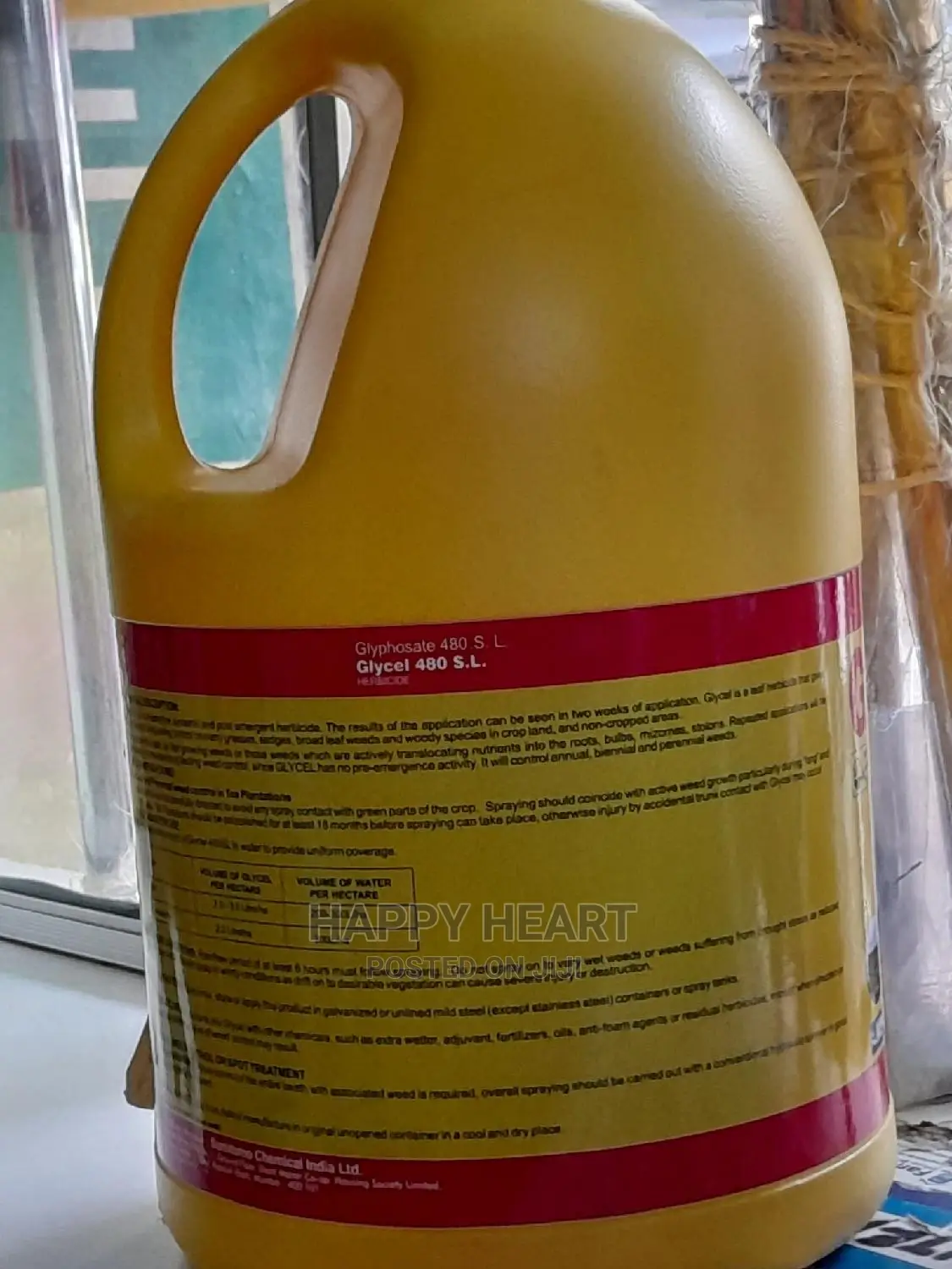 Glycel Herbicide (Glyphosate 480sl) 5litres