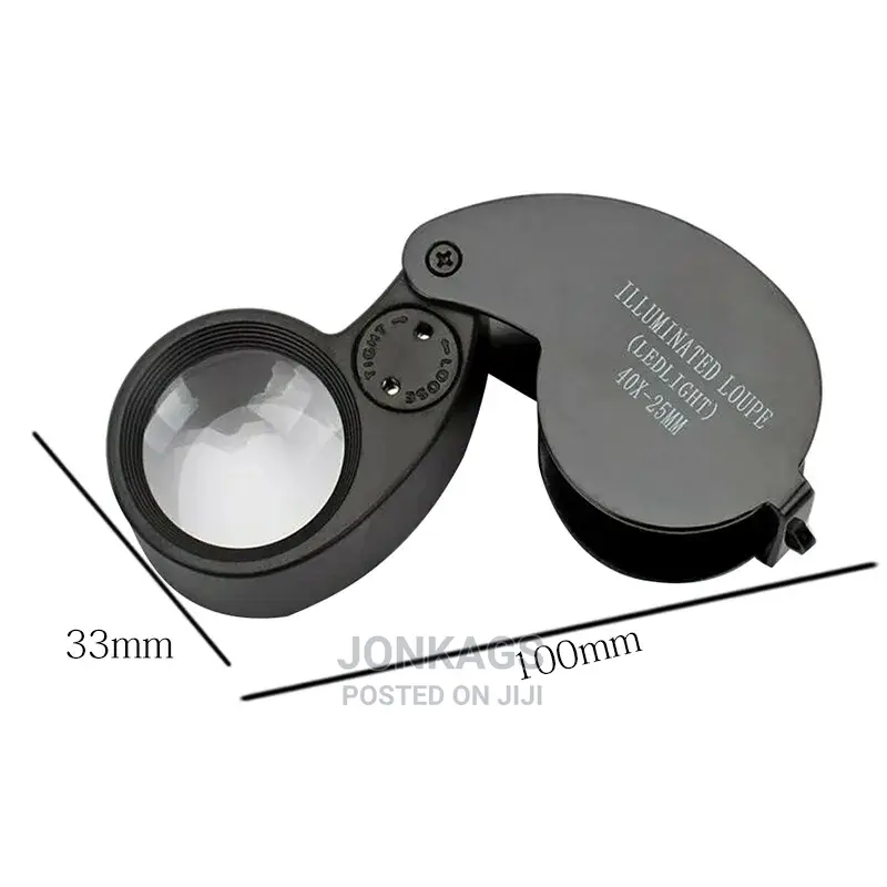 40x Magnifying Loupe With LED Lights