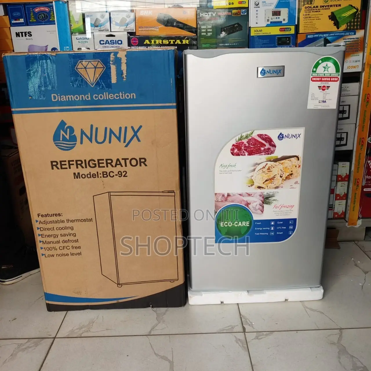*Nunix Fridge 92litres Single Door Refrigerator