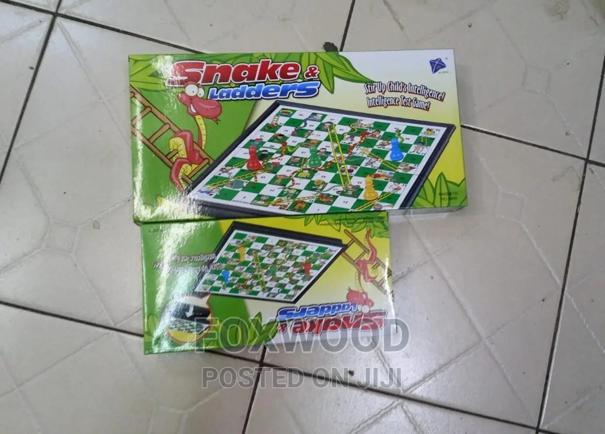 Snake Ladders Magnetic Game Large Size