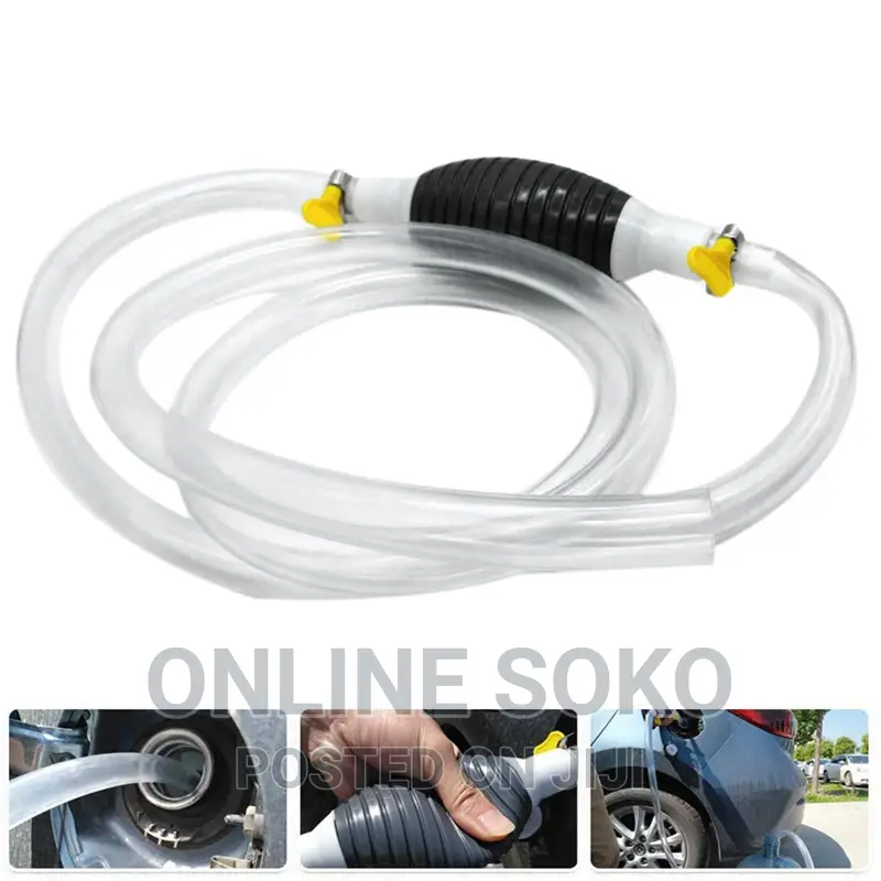 Portable Manual Siphoning Car Fuel Transfer Pump Kit