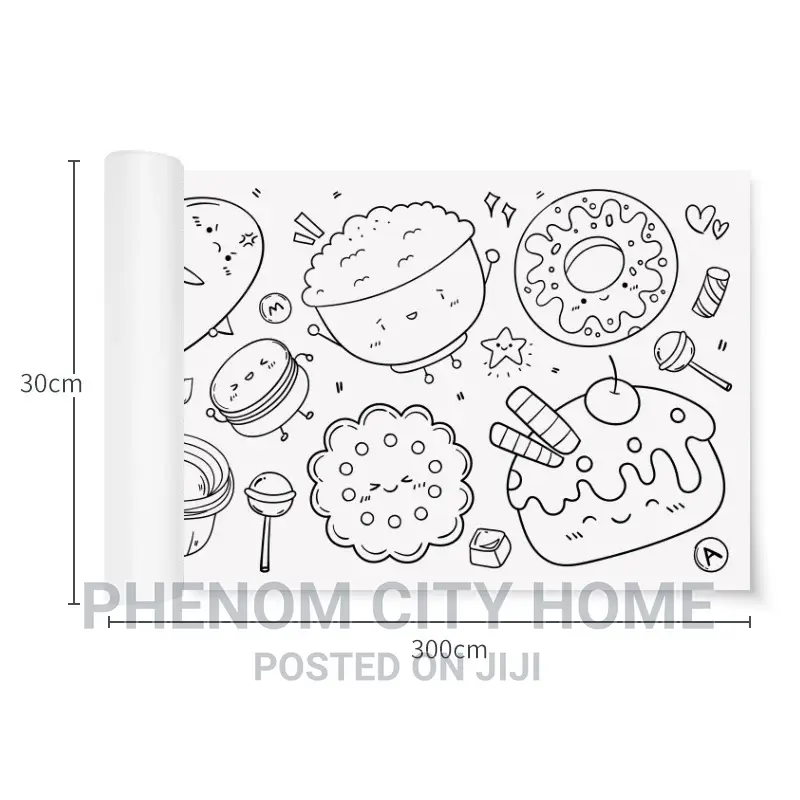 4 PCS Kids Colouring Roll