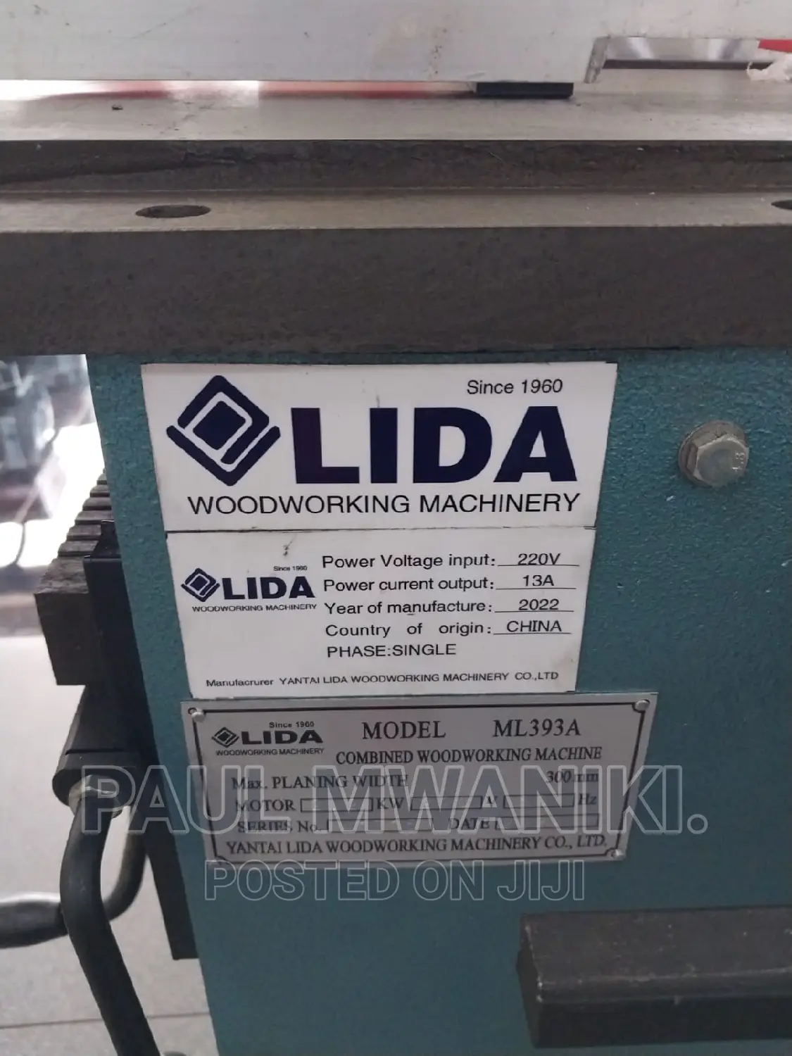 Heavy Duty 8 in 1 Wood Working Machine. -8 Functions