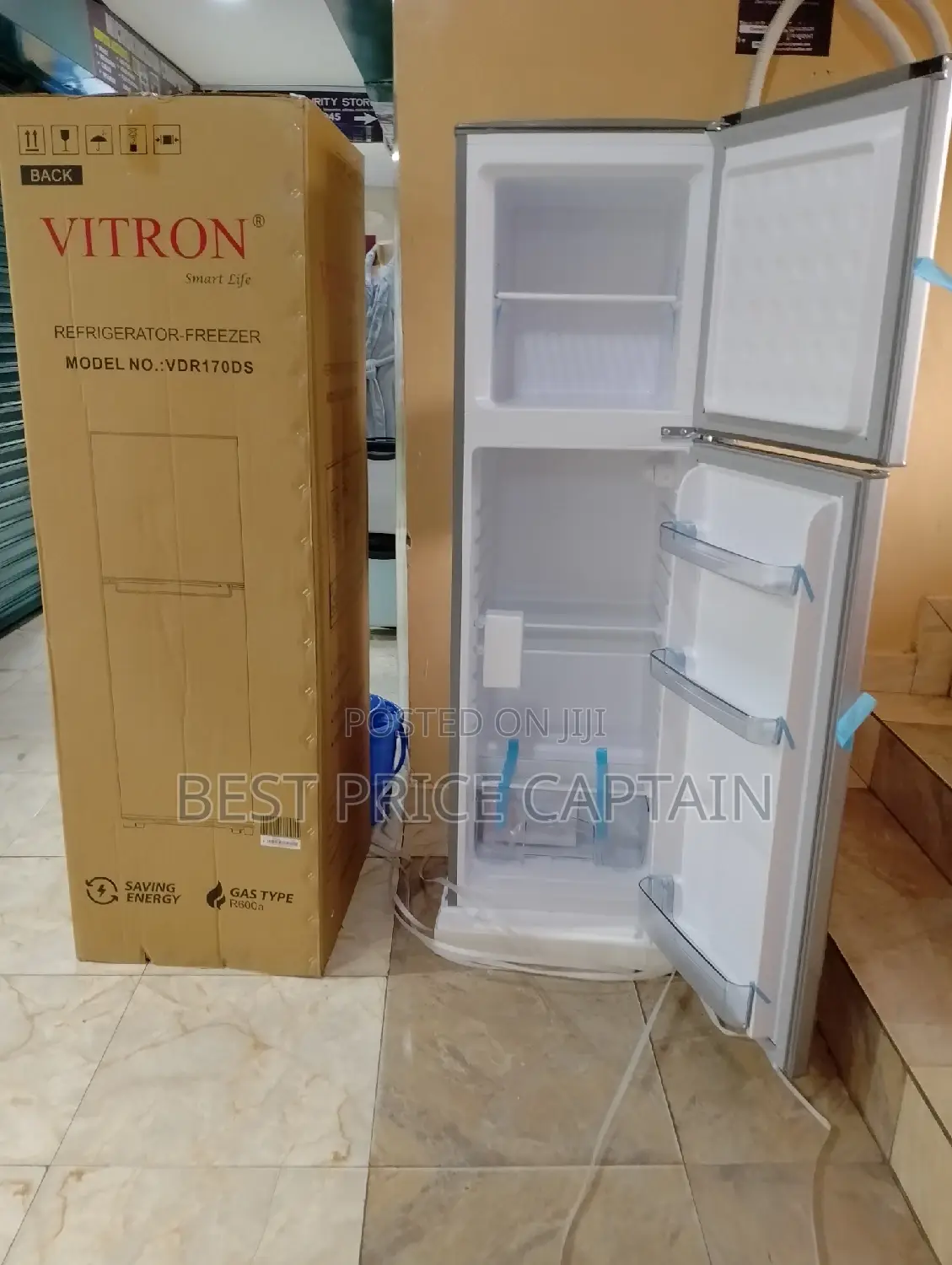 Vitron Double Door Refrigerator 170 Litres