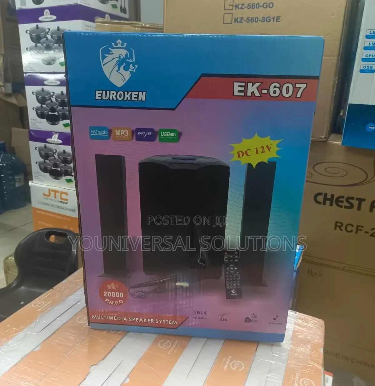 Euroken 2.1 Ch Subwoofer Mtungi 20000w Ek607